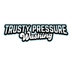 Trusty Pressure Washing Text Logo